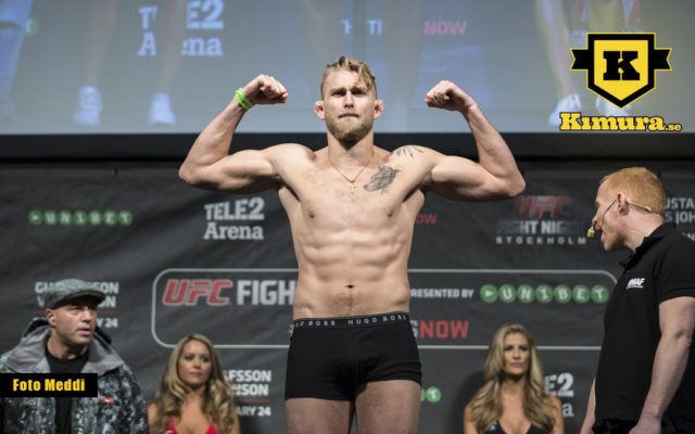 Alexander Gustafsson ceremoniella invägningar