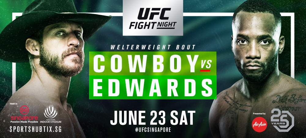 Ufc Singapore Matchkortet F U00e4rdigst U00e4llt
