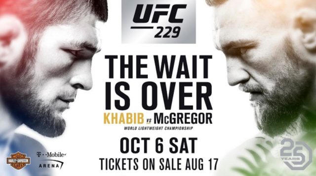 UFC 229 Matchkort