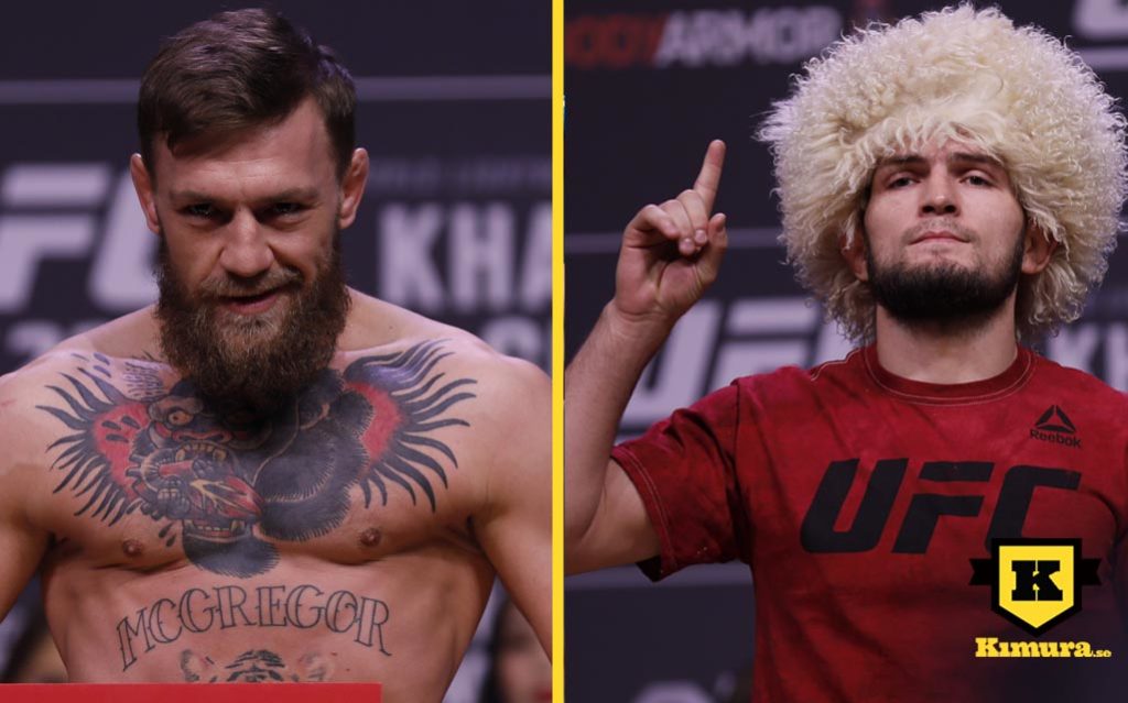 Conor McGregor och Khabib Nurmagomeodv