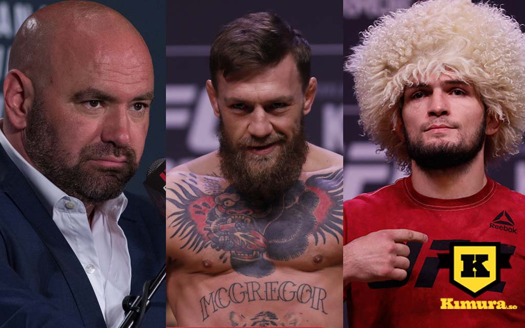 Dana White Conor McGregor Khabib Nurmagomedov