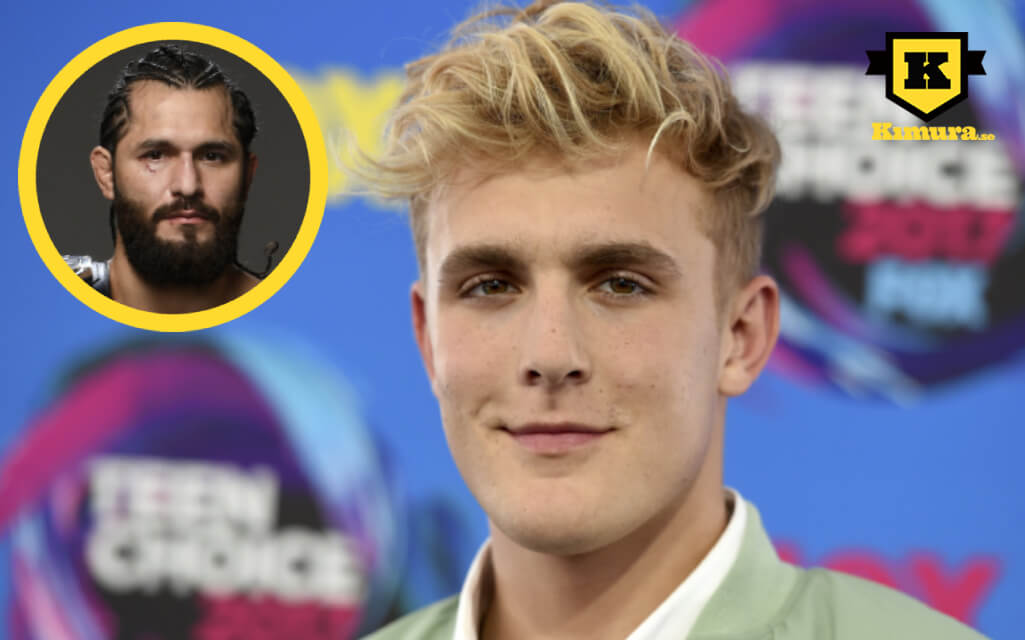 Jake Paul med Jorge Masvidal i cirkel