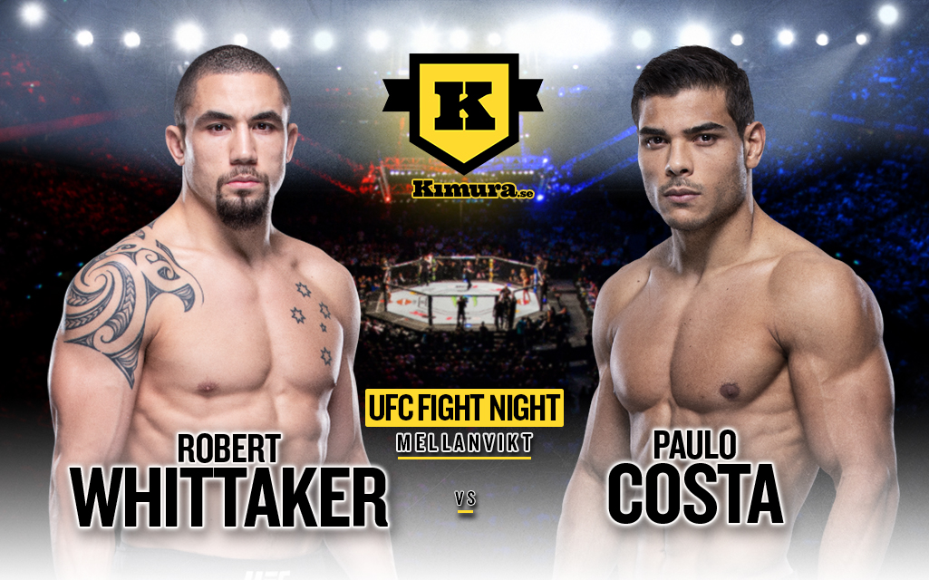 Robert Whittaker vs. Paulo Costa UFC Fight Night