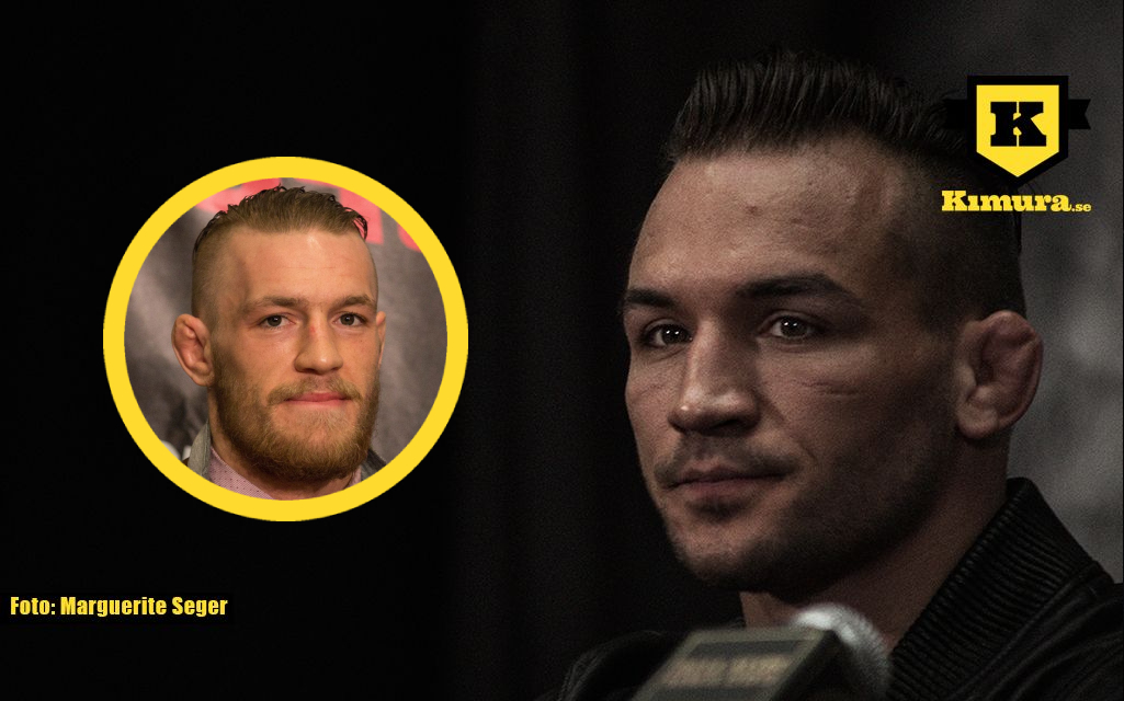 Michael Chandler med Conor McGregor i cirkel