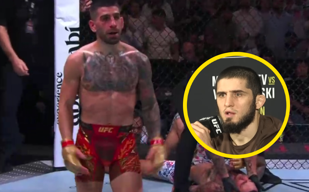 Ilia Topuria och Islam Makhachev